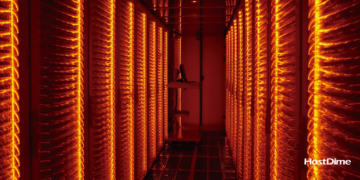 Disaster Recovery: o guia para a continuidade de negócios 9 Corredor servidor HostDime